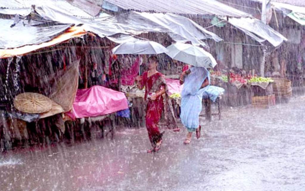 56 mm rain in one night Heavy rain expected till July 7